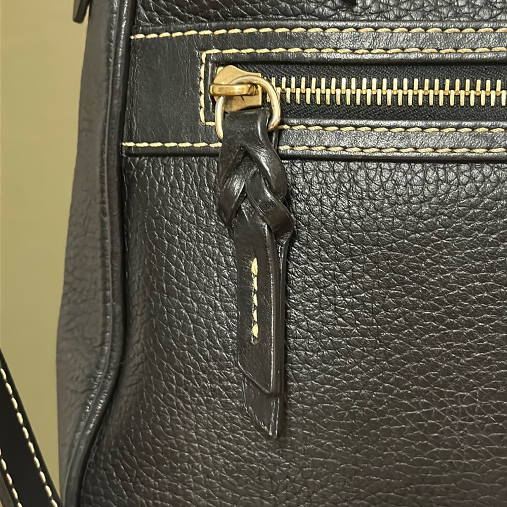 DOONEY & BOURKE Black Pebble Leather Presley Crossbody - Picture 10 of 16